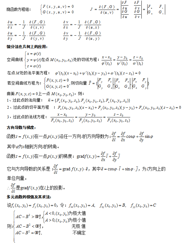 必备公式（二）：2021年成人高考数学（一）重要公式汇总